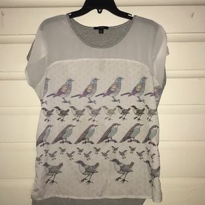 Espresso bird tee